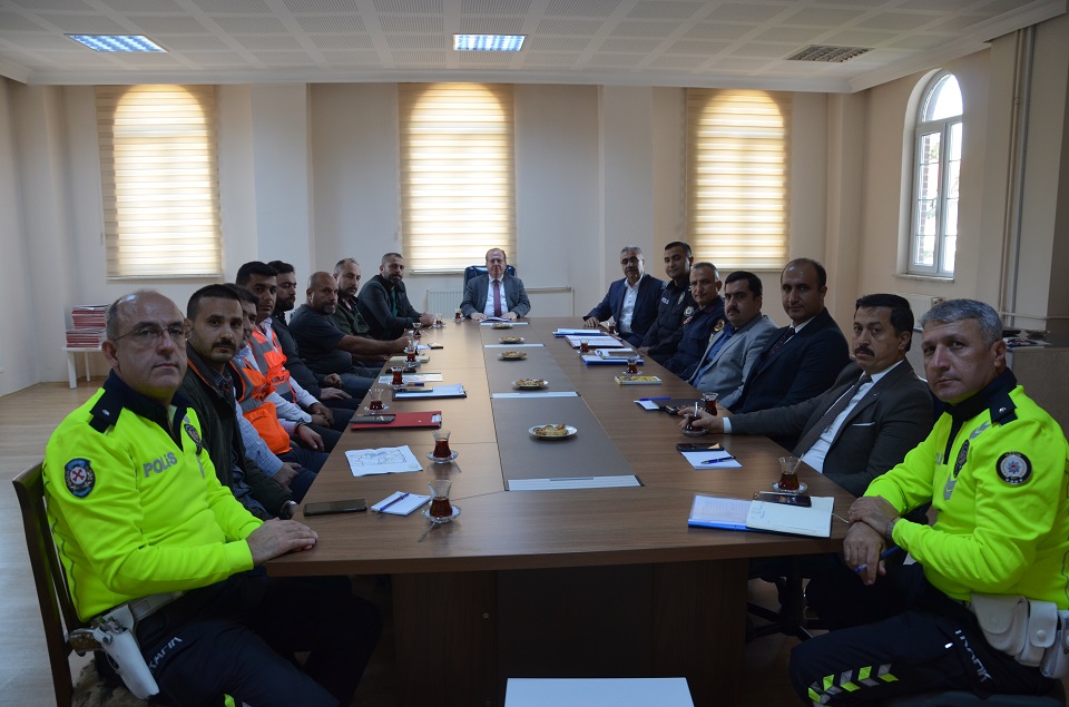 Ilgın da Kış Mevsimi Trafik Tedbirleri Toplantısı Yapıldı