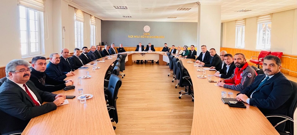 Ilgın’da İlçe İdare Şube Başkanları  Koordinasyon Toplantısı Gerçekleştirildi